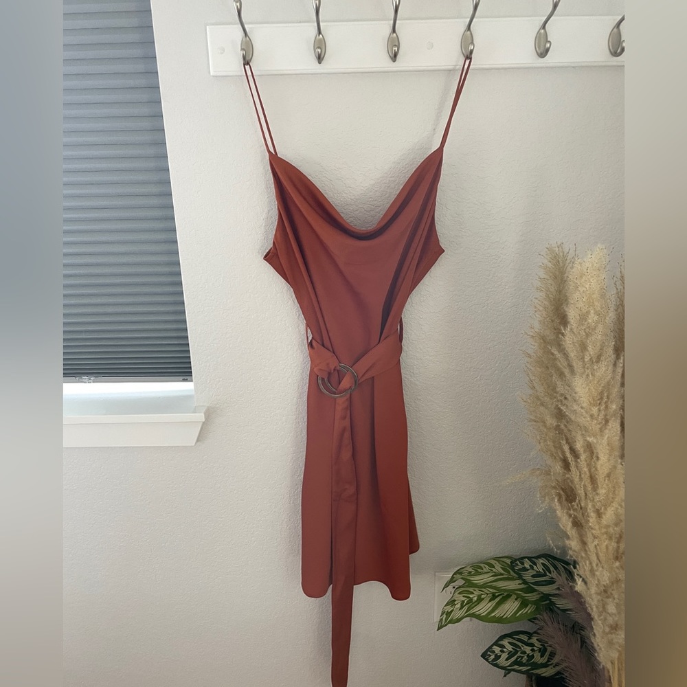 NWOT River Island Cowl Neck Mini Dress